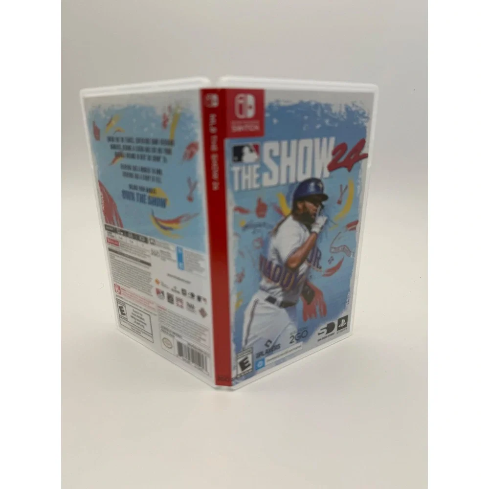 MLB The Show 24 Nintendo Switch Baseball Video Game Physical Cartridge Case